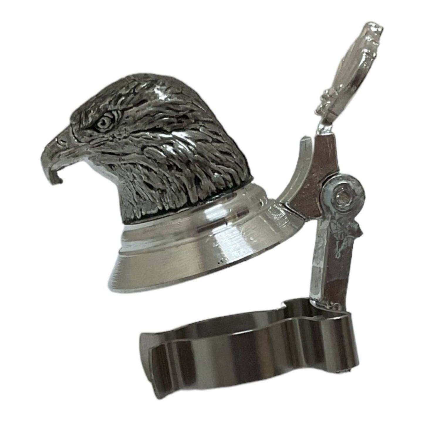 Bald Eagle Head Beer Bottle Topper German Pewter Lid