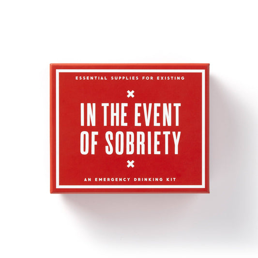 Brass Monkey In The Event Of Sobriety Emergency Drinking Kit